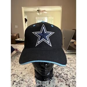 Dallas Cowboys Hat ANNCO Professional Model Men's Adjustable Black Blue NFL